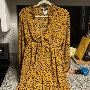 Wishlist black spotted dress